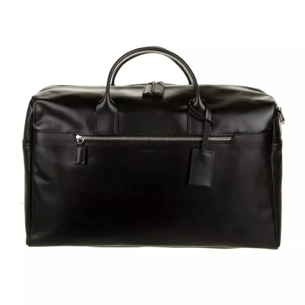 Longchamp Baxi Leather Duffel Bag